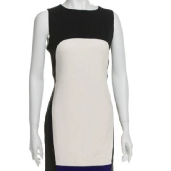 Aquilano Rimondi Colorblock Pattern Mini Dress Mod - Picture 2 of 4